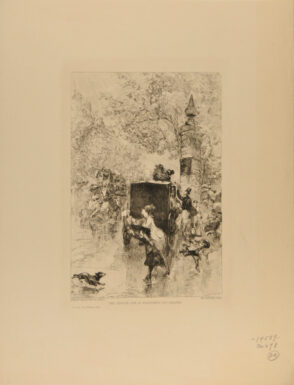 Une Averse sur le Boulevard des Italiens