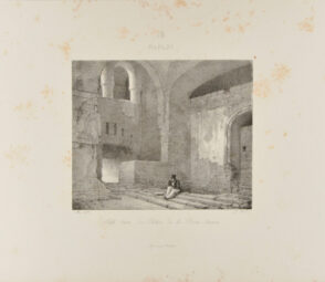 Naples – salle basse du palais de la reine Jeanne