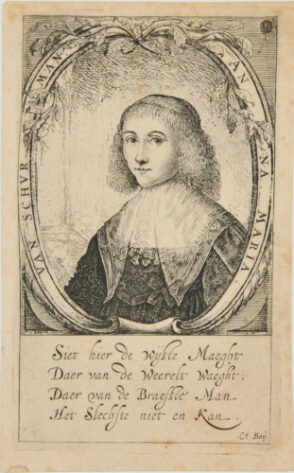 Portrait of Anna Maria van Schurman
