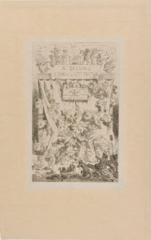 Title page for A. Delvau’s ‘Le Grand et le Petit Trottoir’