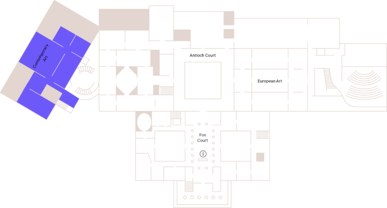 BMA Contemporary Wing Map