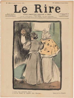 Vous, vous connaissez donc? J’ai été femme de chambre chez Monsieur.