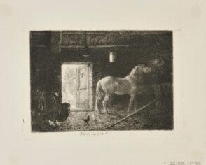 Intérieur d’étable