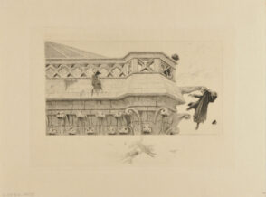 The Priest Hanging from a Gargoyle