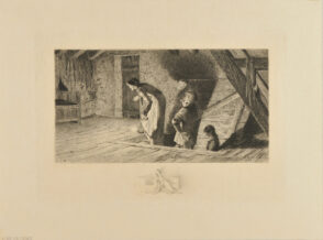 The Old Woman Letting the Room to the Student