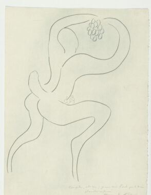 Study for “Faun” (refused etching)