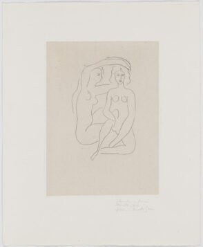 La coiffure d’Hérodiade (refused etching)