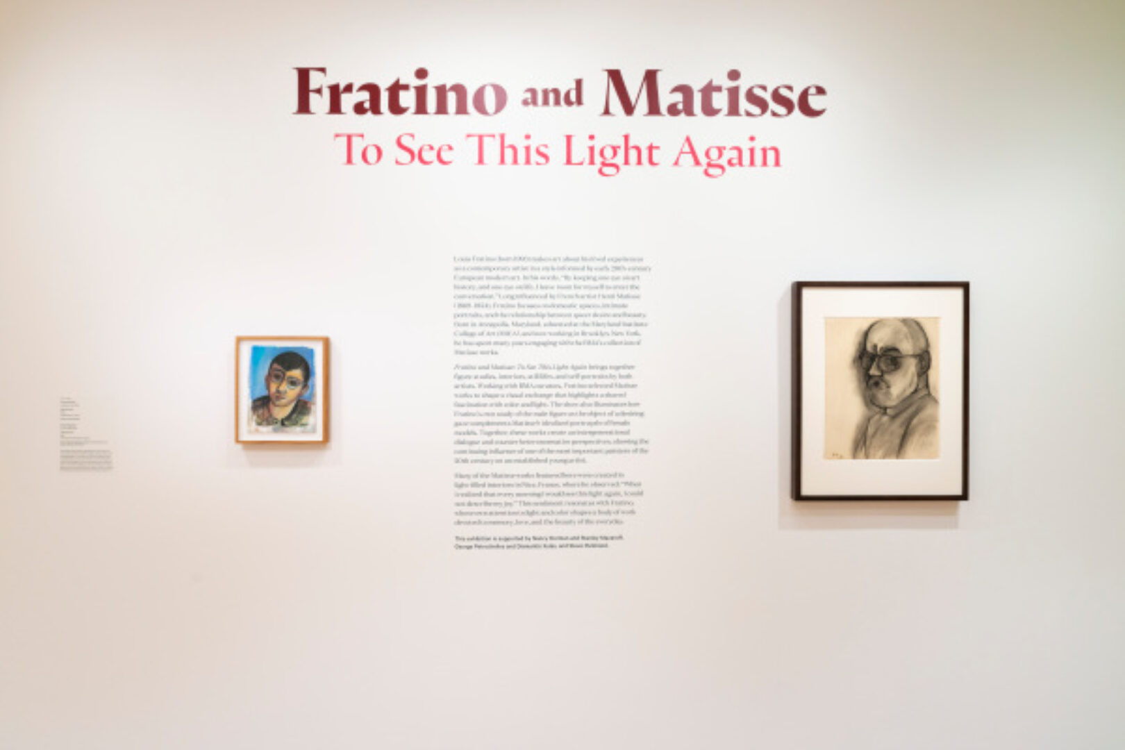 Fratino and Matisse: To See This Light Again